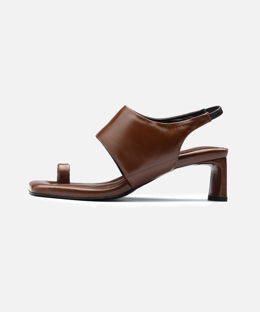 Then Summer Toe Sandal Heels / Brown