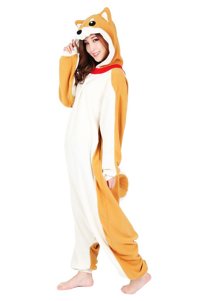 SAZAC Fleece Animal Kigurumi Shiba Inu