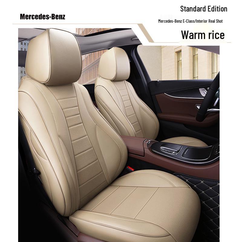 

Универсальная подушка на сиденье автомобиля для всех сезонов, совместимая с моделями Baojun 730, 510, RS3 Full Faux Leather Custom Five-Seat