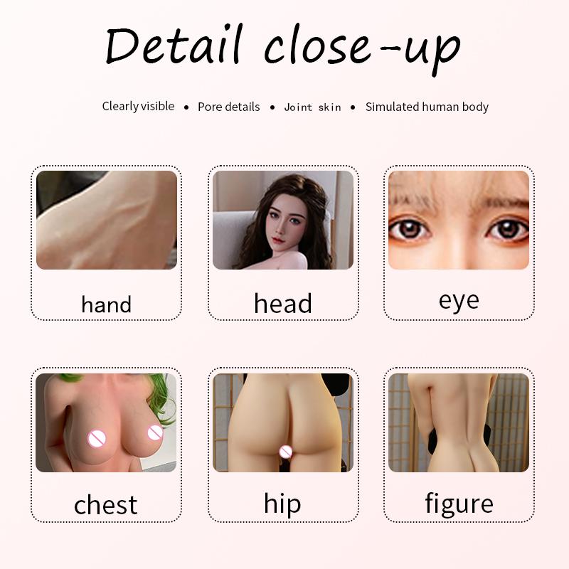 Soft Skin Texture Sexy Adult Doll Bjd-Sex-Doll Full Body Asian Doll Silicone Sexy Doll Body