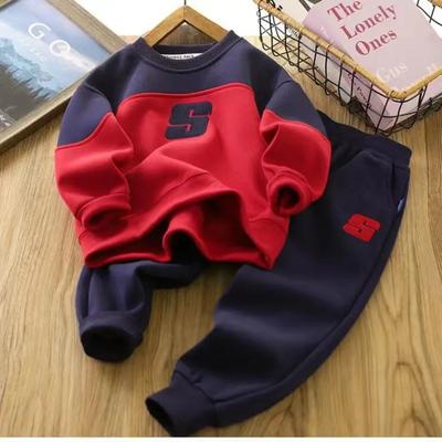 Boys' Set Spring and Autumn Hoodie, New Children's Casual Spring Clothes, Boys' Sportswear Two-piece Set