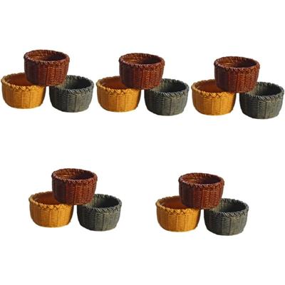 Cestini Simulazione, Cestini Giocattolo per Bambini, Mobili Domestici in Miniatura, Decorazioni Miniature, Giocattolo Decorativo, Resina, Prodotti Domestici per Bambini
