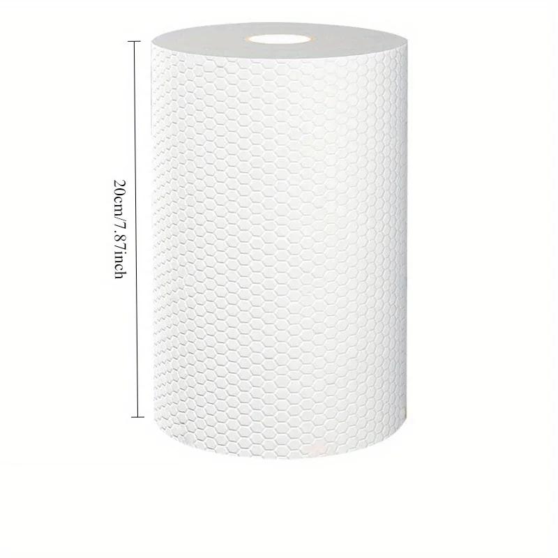 70PCS Kitchen paper, lazy cloth, dry and wet dual-use household cleaning products, scouring pad dishcloth белый