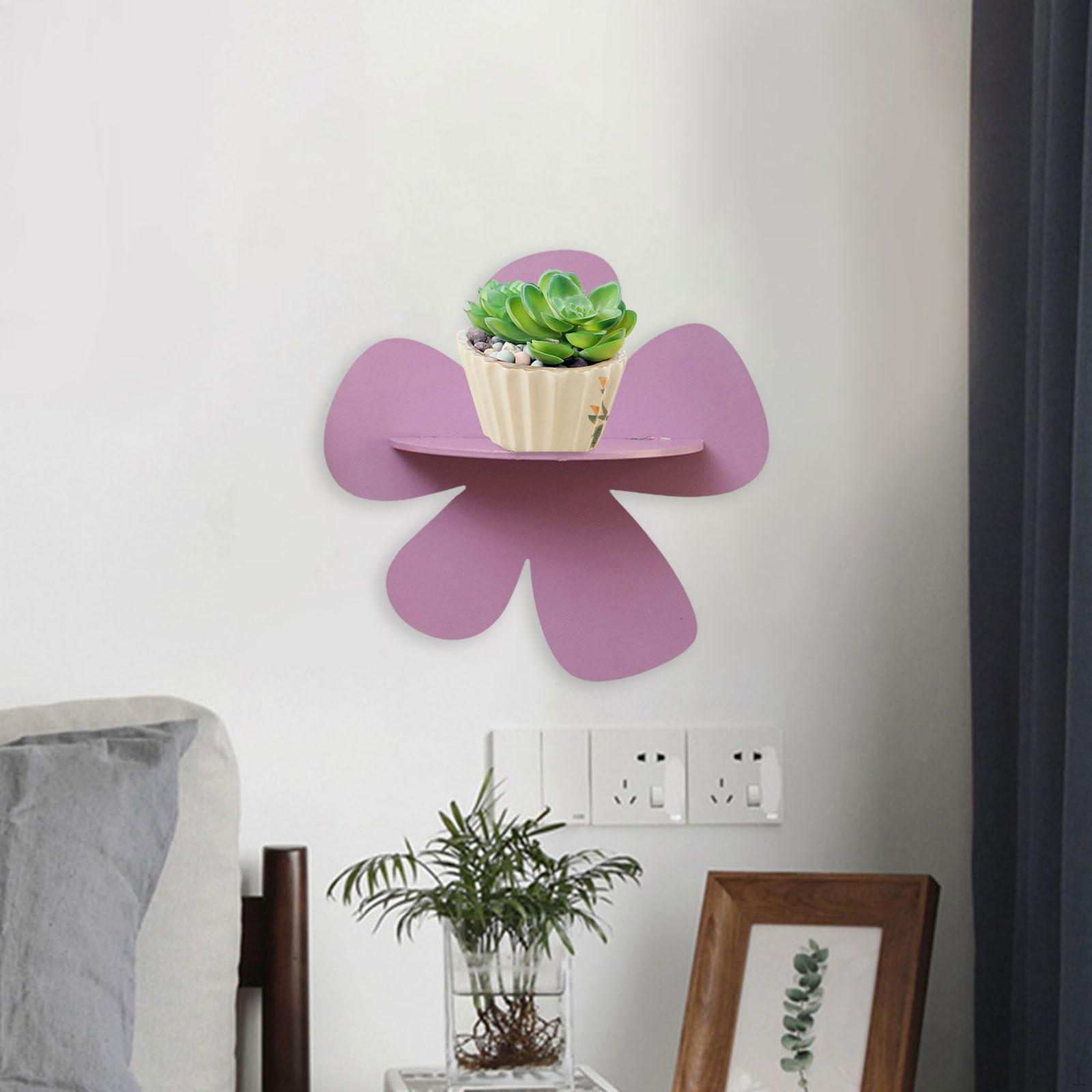 

Плавающие полки настенный декор многофункциональный бохо однослойная полка деревянный орнамент для фиолетовый