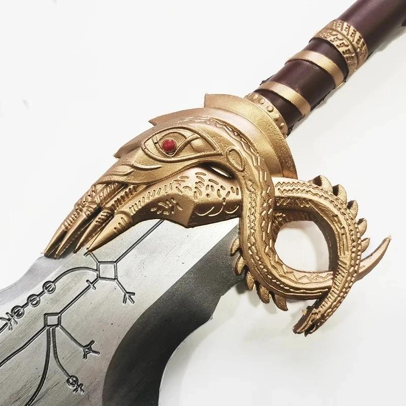 45cm Kratos Katana God of War 4 Sword Cosplay Prop PU Athena Blade Chaos Sword Real Size Japanese Katana Samurai Sword Toy Gift