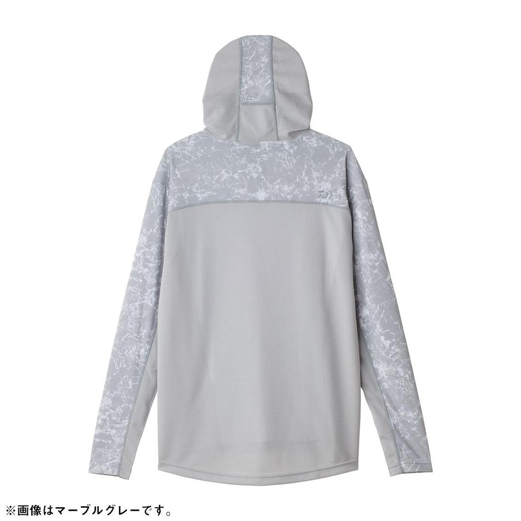 Daiwa Boat Game Hoodie Shirt Marble Black 2XL DE-3625