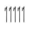 5Pcs 20/30/40CM 9MM Tent Stake Heavy Duty Multi-functional Outdoor Garden Yard Camping Tarp Canopy Windproof Ground Spike Metal Tent Peg