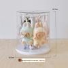 Rotating Labubu Plush Doll Display and Storage Box