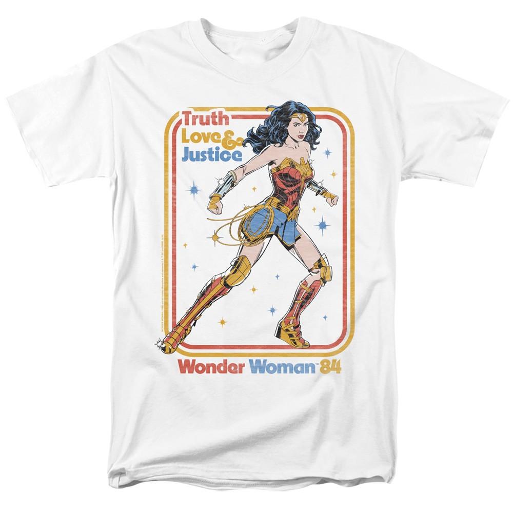 Wonder Woman 84 - Retro Justice 84 - Adult Short Sleeve T-Shirt L