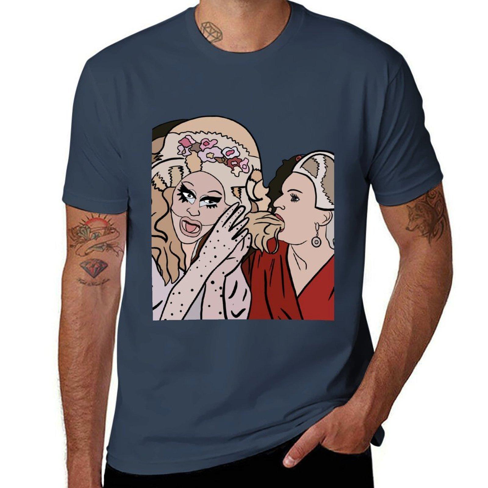 Katya And Trixie Pop Art Tshirt Halloween Theme Tshirt S