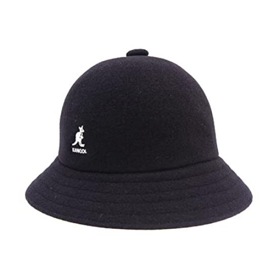 [Kangol] WOOL CASUAL HAT K3451 Various colors (MENS(XL), BLACK)