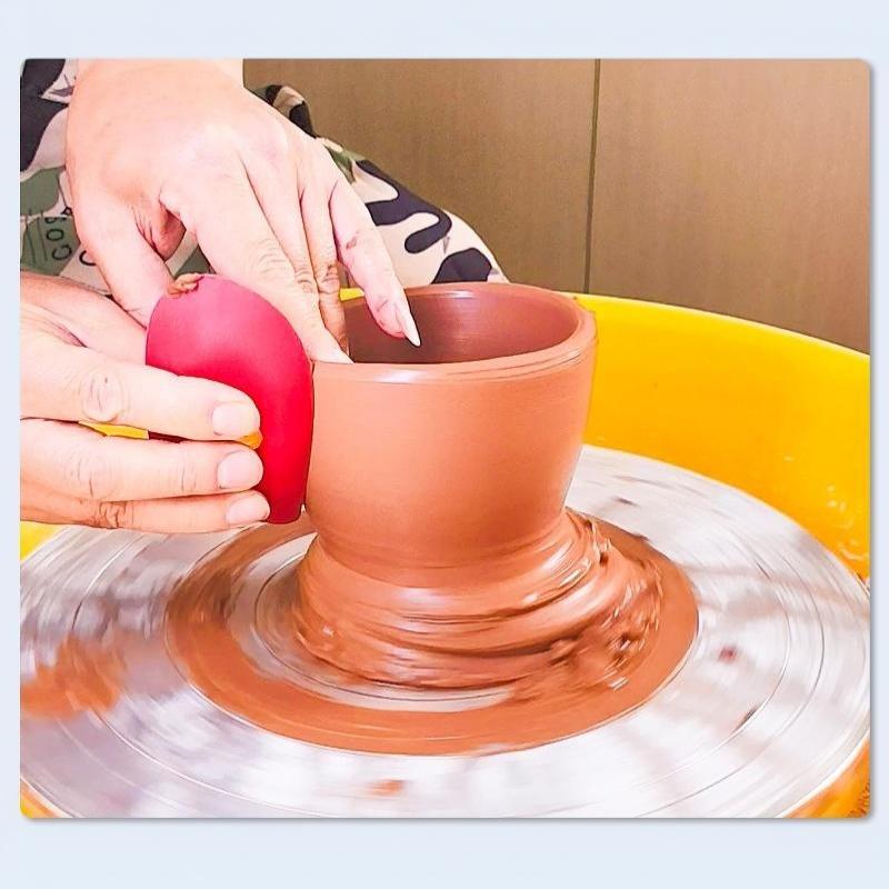 3/4/5/6/7/8/10Pcs  Soft Rubber Solid Color Set, Ceramic Soft Rubber Scraper Tool Set Ceramic Carving And Shaping Tools, Diy Clay