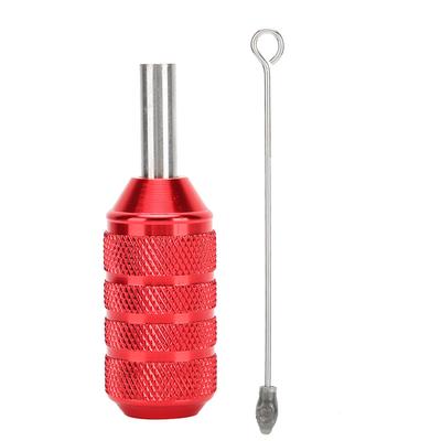 25mm Tattoo Machine Grip Aluminum Alloy Cartridge Needles Tattoo Grip Tattoo SuppliesRed