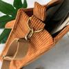 Fashion Women's Cloth Bag Shoulder Bag Corduroy Large Capacity Leisure Handbag Thin Bag Tote Bag New 1PC