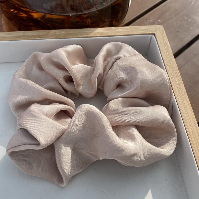 Korea Blumen Schleife Scrunchies für Frauen Satin Langes Band Pferdeschwanz Schal Mädchen Haargummis Druck Elastische Haarbänder Accessoires