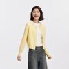 Semir Damen Colorblock Strickjacke aus Wolle