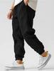 Men's linen pants summer breathable leggings beach straight pants solid color blended linen pants bundle legs