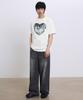 FILLUMINATE Flm Vintage Heart Graphic T-Shirt - White