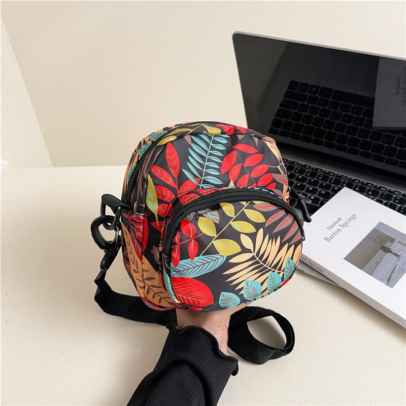 Street Style Nylon Crossbody Bag With Stitching For Daily Use