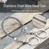 Universal Stainless Steel Rope Saw for Outdoor Use