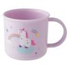 Skater Children's Plastic Lunch Cup, 200ml, Dishwasher Safe, Made In Japan, Little Unicorn Design, Girl's KE4AAG-A