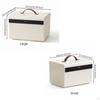 File Box with Lock Lockable Organizer Portable for Home Office, Dorm Room, Travel 282118cm