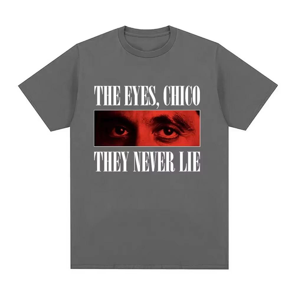 Scarface star Al Pacino Classic film American gangster film short-sleeved T-shirt Men and women hip-hop retro Gothic