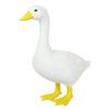 14" Weißgans Harz Lebhaft Bemalt Garten Dekoration Gans