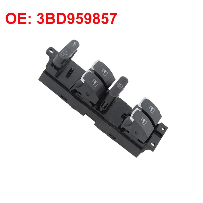 Power Window Control Switch Button Red 9 Pin for Volkswagen Bora Jetta VW Golf MK4 Passat B5 for Seat Leon Toledo 3BD959857