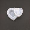 Resin Casting Molds Geometric 3D Heart-Shaped Silicone Mold Candle Soap Making Candle Supplies Valentine'S Day Mold