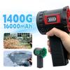 A95I-Battery Level Indicator 650W Brushless Motor Air Blower 240Km/H Powerful Fan Outdoor Snow Removal Red