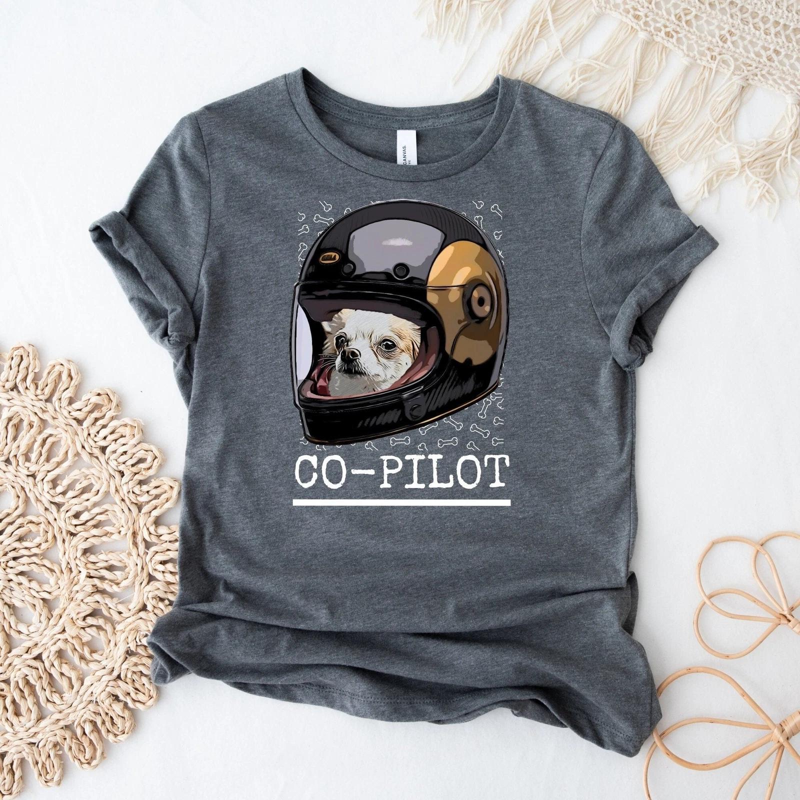 Chihuahua Shirt  Dog is My Copilot L