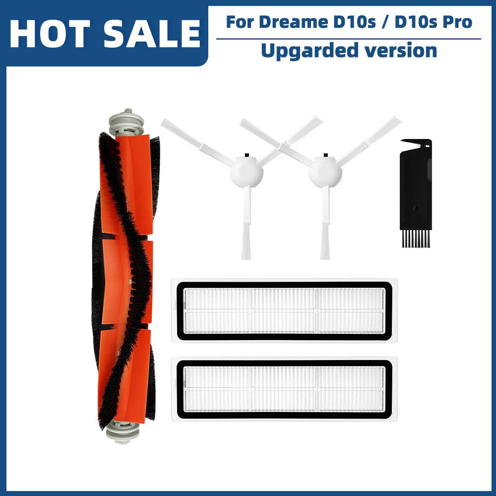 For Dreame Bot D10s / D10s Pro Robot Vacuum Cleaner Roller Main Side Brush Hepa Filter Mop Pad Spare Parts Accessories