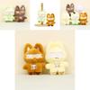 Charming Plush Cat Keychain Soft Pp Cotton Stuffed Animal Toy Adorable 12cm