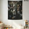 Slipknot Band Wall Tapestry Tapestry Wallmounted Background Cloth Home Decor Homestay Soft Decoration Tapestry Soft