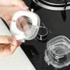 Stove Knob Covers 1Pcs Dustproof Gas Stove Knob Cover Cooker Protector Security Protection Cover Anti-dirty Non-slip Security
