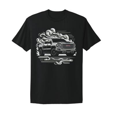 Gmc Sierra Denali Lkw Gm At4 Duramax Unisex Schwarzes T-Shirt