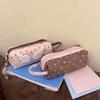 Nylon Koreanischer Stil Federmäppchen Bedruckter Stoff Schlampertasche Mode Flügel Sterne Punkte Bleistiftetui Schüler