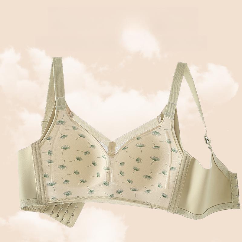 Women's Thin and Breathable Underwire Bra with No Steel Ring Gathered Bra and Anti Sagging Accessory Bra Plus Size Bra