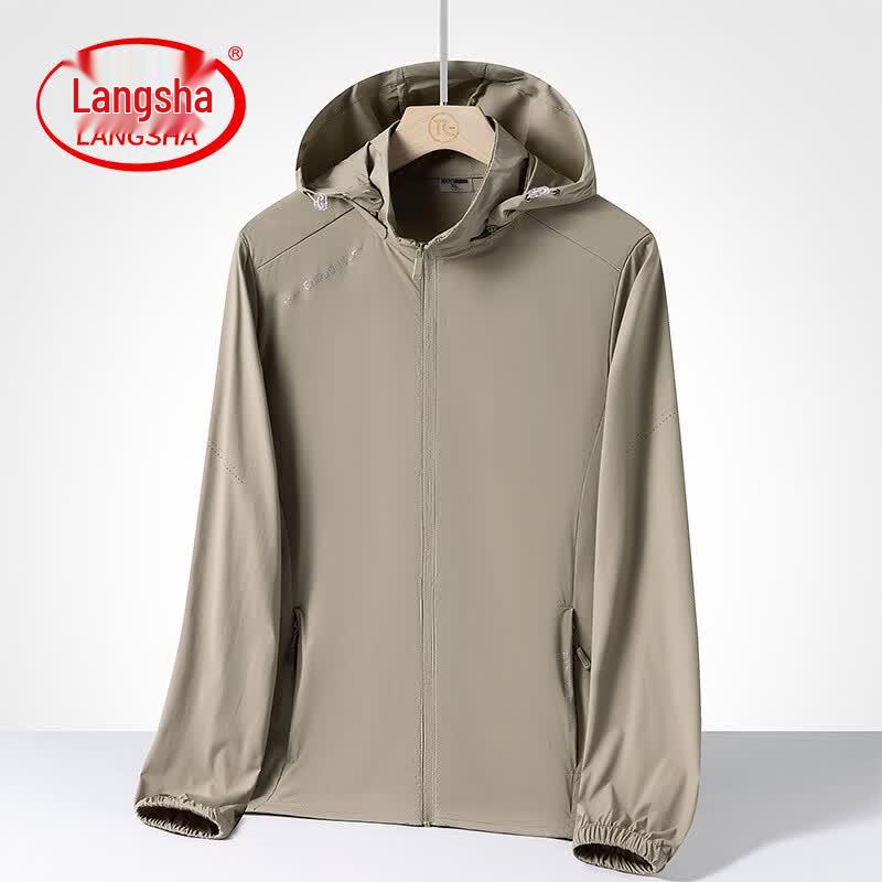 Мужская легкая куртка с защитой от УФ-излучения 5XL