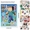 Adorable Cm2305008 Kids Anime Cartoon My World Interactive Puzzle Diy Sticker Set For Creative Fun