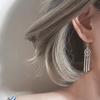 925 Silver Dreamcatcher Tassel Earrings: Simple, Stylish, Long Dangle, Retro Korean Women's Accessories