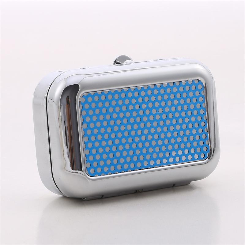 Mini Portable Metal Cigarette Ashtray Fashion Ashtray wiht Lockable Lid Desktop Ash Case Outdoor Pocket Ashtray Gift For Man