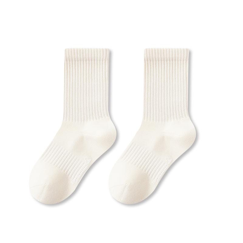 1-12Y Children's Casual Socks Solid Color Teenager Boys Girls Uniform School Sock Cotton Toddlers Infant Baby Socken For Kids