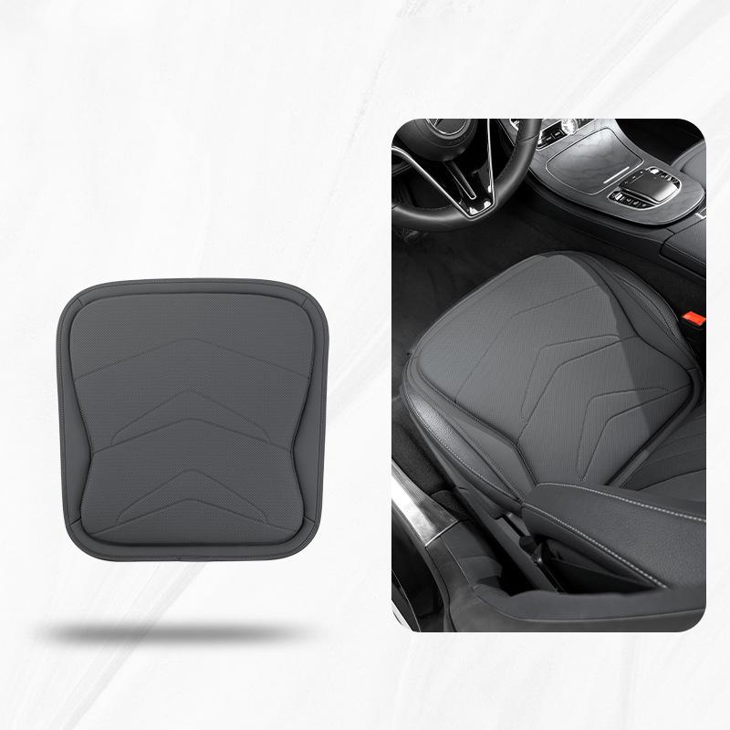 

Новая подушка для сиденья автомобиля, поясничная подушка для большинства автомобилей, дышащая и вентилируемая, из кожи Наппа, всесезонная подушка для сиденья