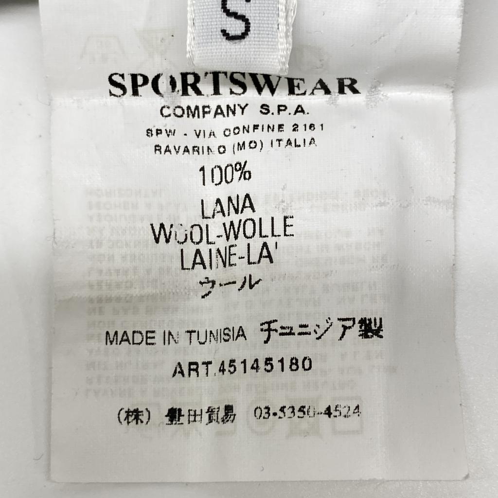 STONE ISLAND 45145180 Gray Zip-Up Knit tops S grayUsed