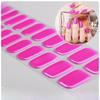 New Solid Color Simple Semi-cured Nail Stickers 20 Finger Gel Nail Stickers