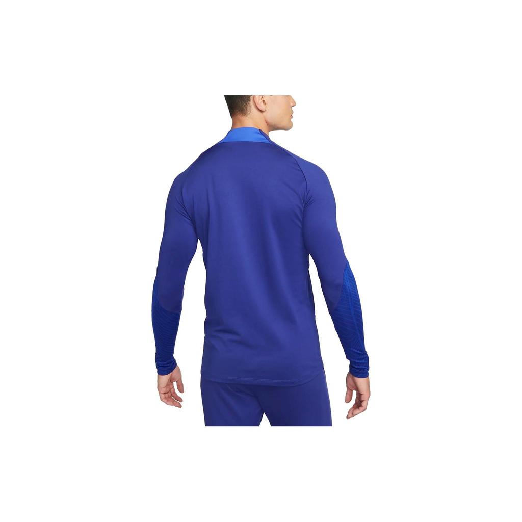 Nike Strike Netherlands National Team Training Long Sleeve Football Shirt Men tops Deep-Royal-Blue DH6457-456