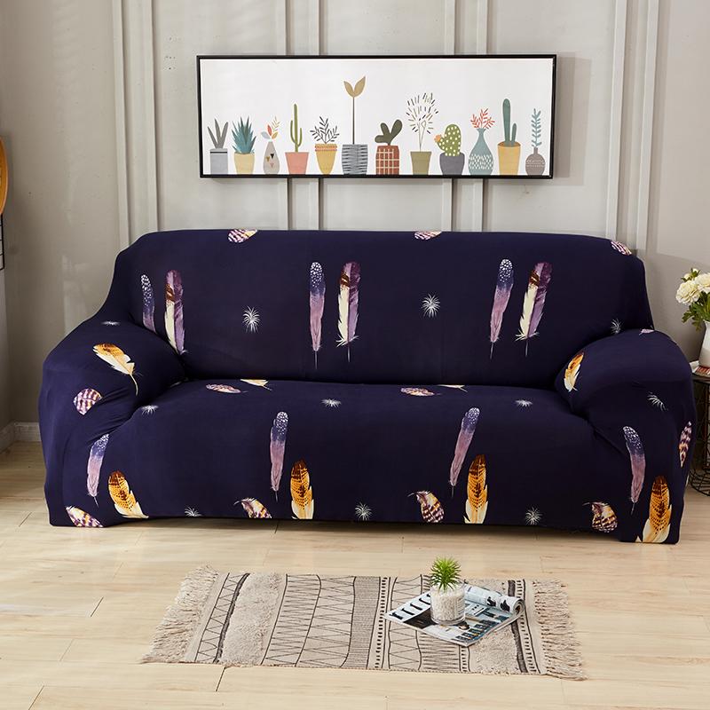 

2 3 1 4 Seater Stretch Sofa Cover Couch Elastic Tight Wrap Slipcover Protector Feather,1 Seater