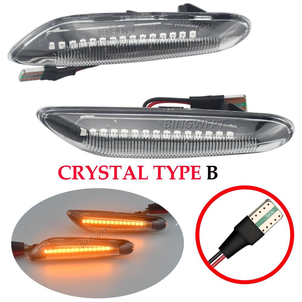 Car Led Dynamic Side Marker Turn Signal Light Indicator Blinker Lamp Signal Lamp For BMW E90 E91 E92 E93 E60 E87 E82 E46